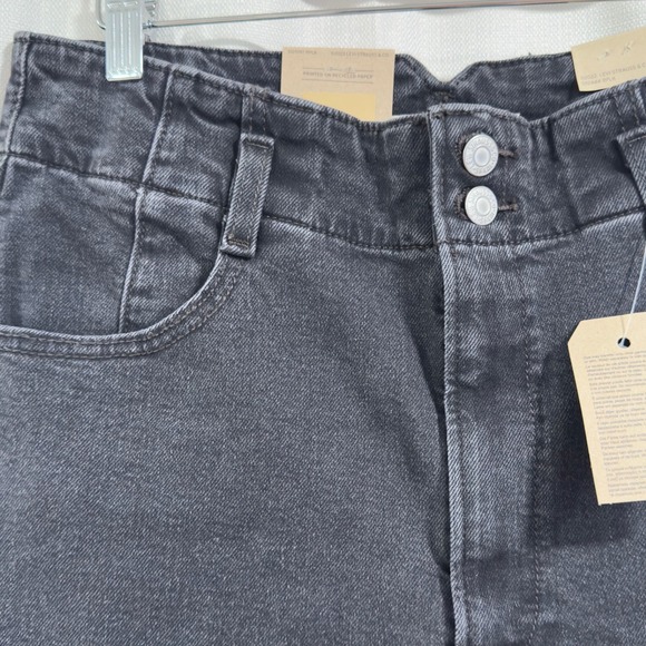 Levis Ribcage Bell Super High Rise Flare Jeans Washed Black 31x32 NEW - Picture 2 of 12